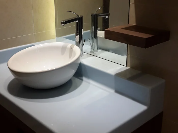 Vanity and sanitary fittings at The Palms Beach Hotel