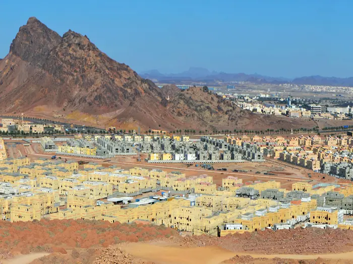 Panorama of the SANG development at Al Madinah
