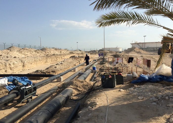 Sewage  Treatment  Plant  &  Sewer  Network  at Mina Zour for Saudi Arabian Chevron Co. (SAC)